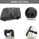 Golf Cart Cover 2/4/6 Passenger, All-Weather Protection Golf Cart Rain Covers, UV Resistant with Windproof Buckle Golf Cart Accessories (Fits for Club Car, for EZGO, for Yamaha)