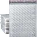 9527 Product Self Sealing Poly Bubble Mailers 9.5"x 13.5" Padded Shipping Envelopes 25Pcs (White)