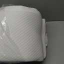 Triangle Bed Gap Filler King High Density Foam Headboard Gap Filler Pillow with 2 PCS Pockets and Removable Washable Cover, Prevent Items from Falling