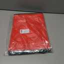 Christmas Gift Wrapping Paper Organizer Storage Bags,Plastic Container for Holiday Supplies & Accessories, Gift Bag Organizer, Under Bed Wrapping Paper Storage (Red)