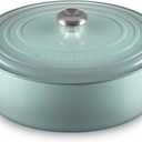 Le Creuset Enameled Cast Iron Signature Oval Dutch Oven, 8 qt., Sea Salt