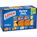 Lance Sandwich Crackers, Variety Pack, 3 Flavors, 20 Individually Wrapped Packs, 6 Sandwiches Each (EXP 02/28/26)