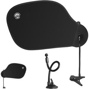 Adjustable Office Desk Shade for Cubicle to Block Light,2-in-1 Suction Cup & Clip Cubicle Shade,Portable Cubicle Light Shield for Cubicle to Block Light,Privacy Glare Reduction