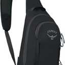 Osprey Daylite Shoulder Sling Bag - Crossbody Backpack for Everyday Carry, Festivals, and Travel (Black)