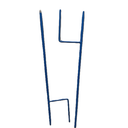 Metal Wire Sign Holders for Yard Signs - Heavy Duty H-Frame Stakes, 2-Pack, Blue, Durable Outdoor Display Stands for Lawn, Garage Sales, Campaigns, and Events