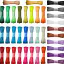 Thin Satin Ribbon 1/8 Inch Assorted Colors Small Fabric Ribbons for Crafts 36 Multi Pack 198 Yards Double Faced Solid Color Rainbow Ribbon for Gift Wrapping Sewing Hair Bows Card Making Wedding Decor