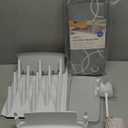 Ubbi Vertical Bottle Drying Rack, Bottle Brush & Microfiber Drying Mat Bundle, Newborn Baby Essentials, Baby Registry Must Haves, New Parent Gifts, Gray