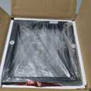 Locker Organizer Shelf, Metal Adjustable Width and Height, Ideal Locker for School, Office, and Gym Lockers, Extends Locker Storage Organization with Pockets, Black