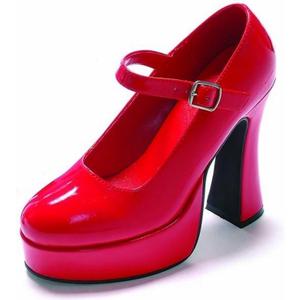 Ellie Shoes Women's 557-Eden Platform Sandal, Red, 6 M US