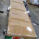 FREDBECK 32X84(Double 16x84) White Bifold Barn Door Sliding Folding Doors with 36" Hardware Track Kit Included,Solid MDF with Water-Proof PVC Surface for Closet,Assembly Required