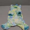 Idepet Halloween Dog Costume Dinosaur Clothes for Small Dogs,Fleece Winter Puppy Hoodies with Leash Ring Pet Cold Weather Coat Funny Outfits Party Apparel for Halloween Christmas (Green, L)