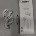 Sony MDREX15AP in-Ear Earbud Headphones with Mic, White