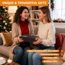 Christmas Paper Towel Holder - Snowman Winter Xmas Kitchen Countertop Bathroom Decor - Xmas Gifts for Women, 3D Cute Decorations