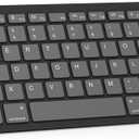 OMOTON Bluetooth Keyboard Compatible with iPad A16 11th 10th Generation, iPad 10.2 (9th/8th/7th), iPad Pro 13/12.9/11 inch, iPad Air/Mini and More iOS Devices, Graphite Black & Gray