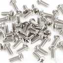 4 x 50 PCS Stainless Steel M4x10mm Screws for VESA Computer TV LCD Monitor Stand Bracket Mounting