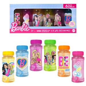 Barbie™ 6 Pack Bubble Solution Set