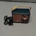 Retro Bluetooth Speaker, Portable Wireless Speaker with Crystal Clear Stereo Sound, Retro Decor for Bedroom Office Kitchen, Birthday Gifts Ideas for Women Men Teens (Green)