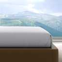 Wakefit 100% Organic Cotton Twin Sheets Set||400TC 4Pc Breathable Bed Set, Dorm Room Essentials with 15 Inch Deep Pocket Fitted Sheet - White