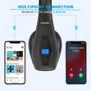 Conambo Bluetooth Headset V5.1, Trucker Bluetooth Headset with CVC8.0 Dual Mic Noise Canceling & Mute Button & 60 Hrs Workingtime Wireless On-Ear Headphones for Trucker Home Office Work Cell Phones