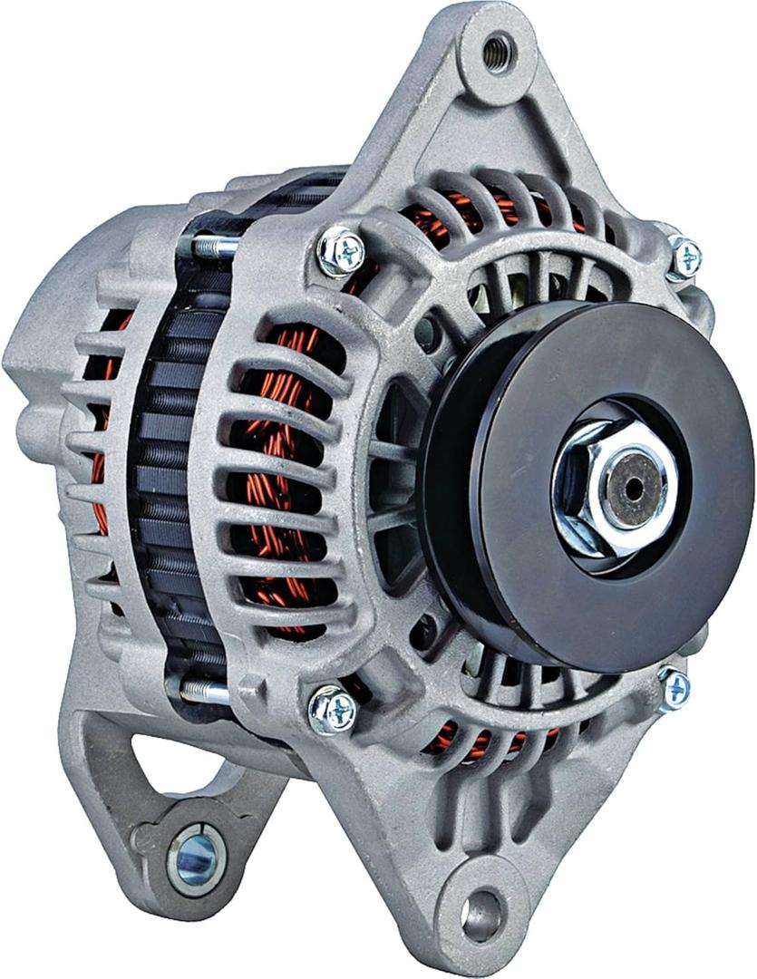 DB Electrical ROTA0218 Alternator Compatible with/Replacement Mitsubishi Industrial Vehicles Various for Clock 11 75 amp Internal Fan Type Internal Regulator CW Rotation 12V LRA03751