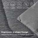 Bedsure Queen Comforter Set - Cooling and Warm Bed Set, Dark Grey Reversible Bedding for All Season, 3 Pieces, 1 Queen Size Comforter (88"x88") and 2 Pillow Cases(20"x26")