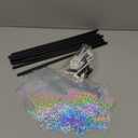 Hausse 10 Pack Reflective Pinwheels with Stakes (Assembly Required), Extra Sparkly Pin Wheel for Garden Decor, Bird Repellent Devices Deterrent to Scare Birds Away from Yard Patio Farm (Silver)