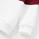 PATPAT Family Matching Outfits Dresses and Sweatshirt Fall Winter Off Shoulder Dresses and Long Sleeve Sweatshirt (4-5T, Burgundy)