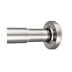 AmazerBath Spring Tension Shower Curtain Rod, 31-75 Inches Heavy Duty Tension Rod Rust Proof Bathroom Curtain Rod, Adjustable No Drill Easy Segmented Installation, Nickel