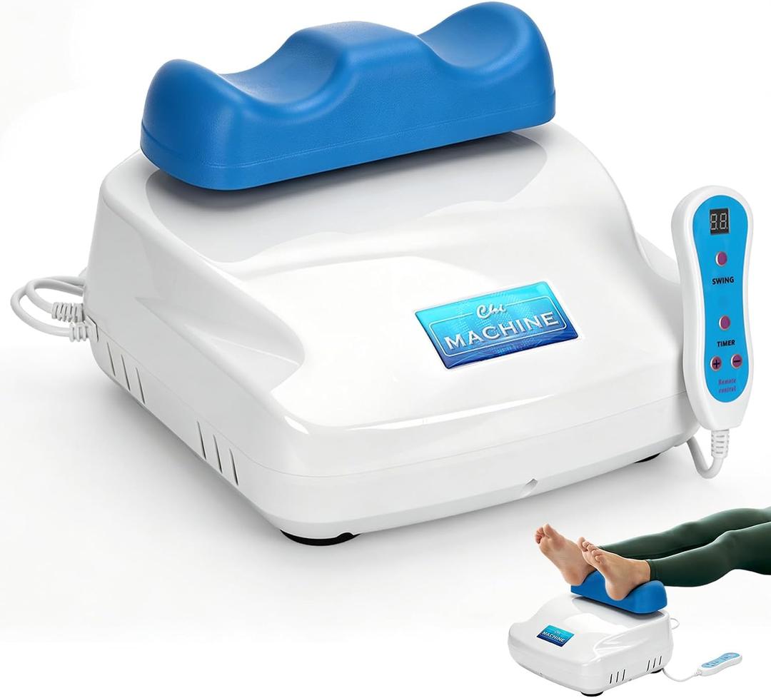 Chi Swing Machine, 10-Speed Swing Master for Passive Aerobic Fitness, Blood Circulation, Stress Relief & Recover, Lymphatic Massager and Leg Shaker Machine Circulation with Remote Timer