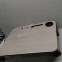 Mobile Standing Desk with Wheels, Elevating Table,Lift desks for Home Office,Rolling Portable Laptop Desk Height Adjustable, Mobile Computer Desk,Small Sit Stand Workstation, Black