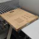 Miumoon 29-45" No Bottom Bar Baby Gate for Stairs, 2-in-1 Auto Close Dog Gate Indoor with Large Walk Thru Door, Hardware Mount Pet Gate for Top and Bottom Stairs (Black, 26.5-43" W x 29" H)