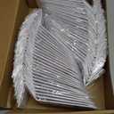 Remerry 50 Pcs Table Numbers 1-50 Acrylic Double Sided Number Cards for Restaurant Acrylic Tent Table Holders Tent Cards Wedding 2.36 x 6.3 Inch (White)