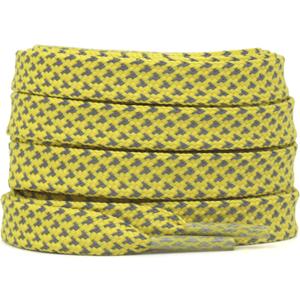 DELELE 2 Pairs Reflective Shoelace Flat Safety Laces for Shoes Sneakers Boots (39 inch (100CM), 17 Yellow)