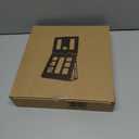 HNL Portable Monitor Stand, iPad & Tablet Holder, clamp Retention, Foldable, mountable Small Desk, Supports 7.75 inch to 10.75 inch Screen Width, Travel with Laptop, Black