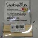 Godmother Gifts From Goddaughter Godson, Godmother Definition Clear Acrylic Desk Decor, Gifts for Birthday Christmas Mothers Day Anniversary, Decorations for Living Rooms Offices Homes