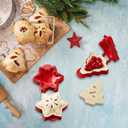 Holiday Mini Pie Mold, Hand Pie Press Mold Maker for Baking, Party Potluck Hand Pie Molds, Pumpkin Cookie Cutters, for Festivals and Parties 3pcs