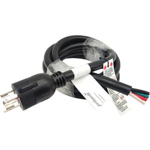 .
Parkworld L15-30P Generator 4-Prong 30 Amp 250-Volt Twist Lock NEMA L15-30 Plug Power Cord, UL Listed (10FT)