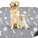 PatiencET Washable Dog Pee Pad, 48" x 65" Extra Large, Super Absorbent Reusable Waterproof Floor & Sofa Protector for Large Dogs, Whelping & Incontinence