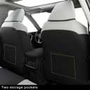 RISINGSTAR Rav4 Seat Covers, fit 2019-2025 Toyota Rav4 XLE LE XLE Premium Limited Base SUV, not for Adventure and TRD-Off(Black&Gray)