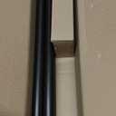 Modern Brown Curtain Rods for Windows 48 to 84 Inches Adjustable Length Heavy Duty 1" Diameter Window Curtain Rod with Decorative Finials for Outdoor Farmhouse Bedroom Kitchen Living Room, Black