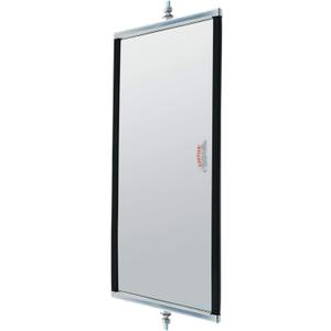 Retrac 610301 7 x 16-Inch Stainless Steel Angle-Back West Coast Mirror Head, Universal Driver or Passenger Side