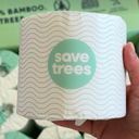 Save Trees Bamboo Toilet Paper  12 Rolls Of Organic Toilet Paper, 3ply, 300 Sheets Per Roll  PFAS Free, FSC Certified, Plastic Free, Vegan & Chemical Free Bamboo TP