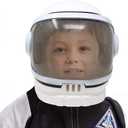 Spooktacular Creations Astronaut Helmet with Movable Visor Pretend Role Play Toy Set for School Classroom Dress Up, Role Play Accessory