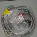 GasSaf 5 Feet Stainless Steel Braided 20 PSI Adjustable Propane Regulator Hose with QCC-1/Type,Gas Grill LP Regulator for Burner, Turkey Fryer, Forge, Smoker and More