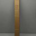 EXCLUSIVE HOME Topper Double Curtain Rod and Finial Set, Matte Black, 36"-72"