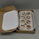 Ravioli Maker Press, Ravioli Press Mold Set - Round, Heart, Square Ravioli Stamp Maker Cutter with Wood Rolling Pin, 2.6" Empanada Maker Press Kit and Ravioli Wheel 3 PCS