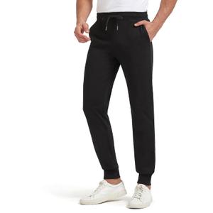 Zylioo Extra Long Sweatpants for Men Tall,Mens Black Sweatpants Long 34 Inch Inseam,Mens Joggers Tall Size 3XL