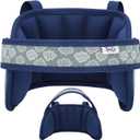 NAPUP Child Head Strap for Car Seat  Adjustable Polyester Carseat Head Support for Toddler (Dark Blue)