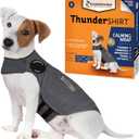 ThunderShirt for Dogs Calming Anxiety Vest, Heather Gray Skin-Friendly Dog Anxiety Shirt, Helps Reduce Stress from Thunder, Fireworks & Travel L