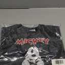 Disney Mickey Mouse Toddler Girls French Terry Matching Family Sweatshirt Black/ Red 2T